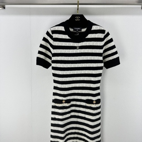 Chanel Dresses Short Sleeved For Women #1228667 $108.00 USD, Wholesale Replica Chanel Dresses