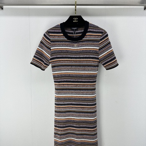 Chanel Dresses Short Sleeved For Women #1228668 $102.00 USD, Wholesale Replica Chanel Dresses