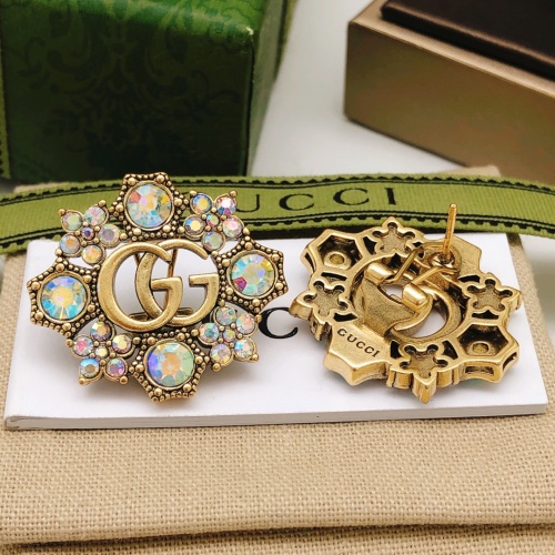 Replica Gucci Earrings For Women #1228758 $29.00 USD for Wholesale