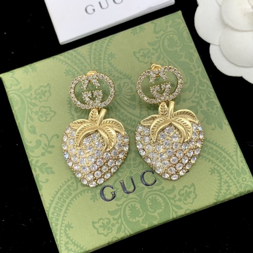 Replica Gucci Earrings For Women #1228762 $34.00 USD for Wholesale