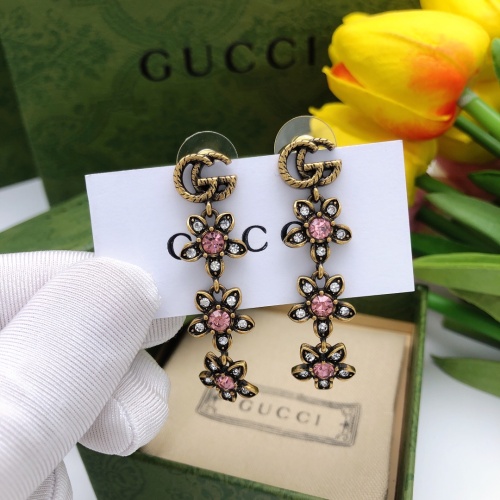 Replica Gucci Earrings For Women #1228766 $32.00 USD for Wholesale