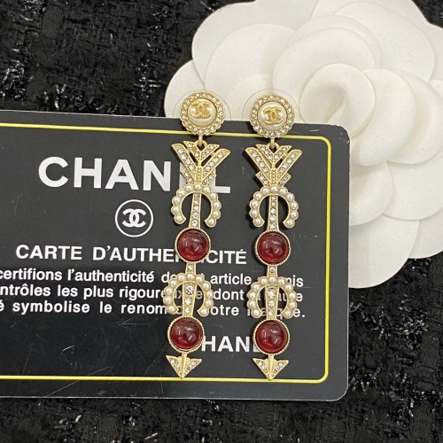 Replica Chanel Earrings For Women #1228882 $38.00 USD for Wholesale