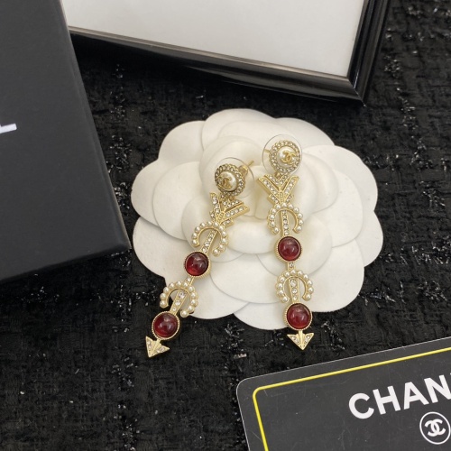 Replica Chanel Earrings For Women #1228882 $38.00 USD for Wholesale