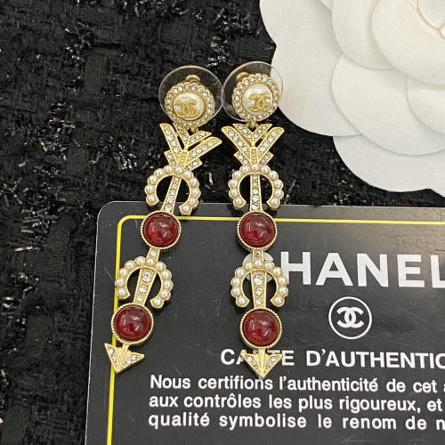 Replica Chanel Earrings For Women #1228882 $38.00 USD for Wholesale