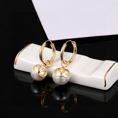 Replica Valentino Earrings For Women #1228887 $27.00 USD for Wholesale