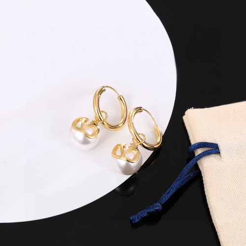 Replica Valentino Earrings For Women #1228887 $27.00 USD for Wholesale