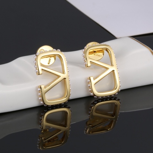 Replica Valentino Earrings For Women #1228889 $25.00 USD for Wholesale