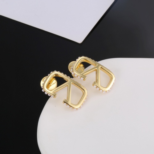 Replica Valentino Earrings For Women #1228889 $25.00 USD for Wholesale