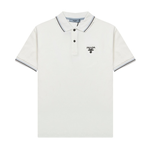 Prada T-Shirts Short Sleeved For Men #1228928 $48.00 USD, Wholesale Replica Prada T-Shirts