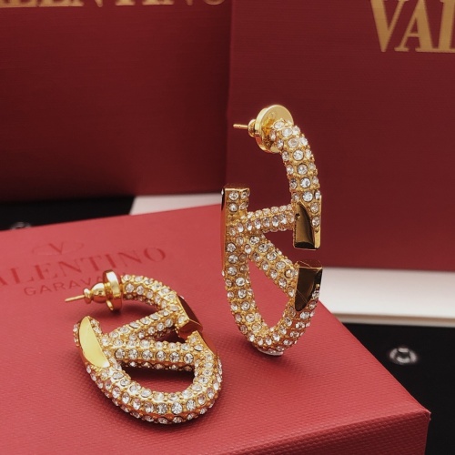 Replica Valentino Earrings For Women #1228983 $38.00 USD for Wholesale