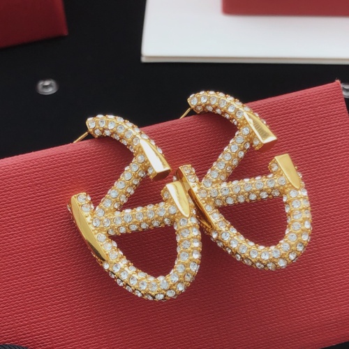 Replica Valentino Earrings For Women #1228983 $38.00 USD for Wholesale