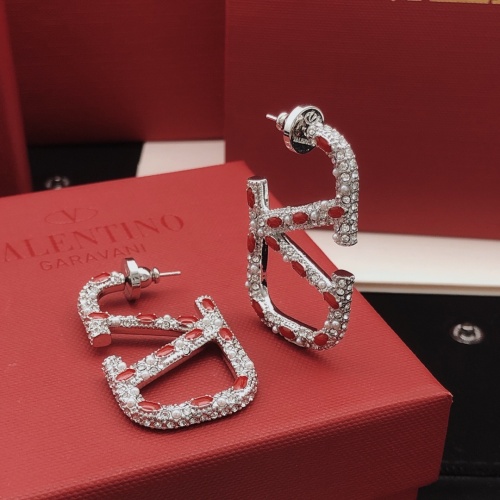 Replica Valentino Earrings For Women #1228988 $36.00 USD for Wholesale