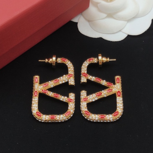 Replica Valentino Earrings For Women #1228989 $36.00 USD for Wholesale