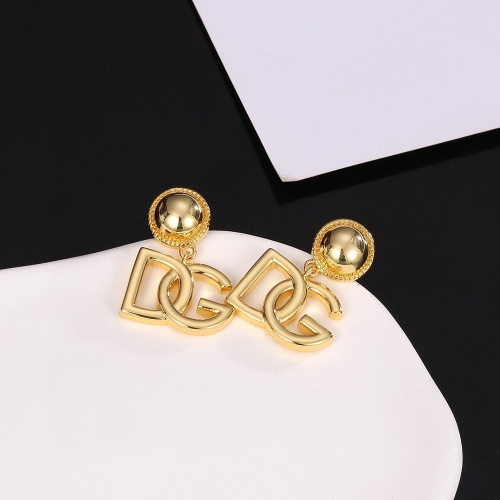 Replica Dolce & Gabbana D&G Earrings For Women #1229016 $25.00 USD for Wholesale