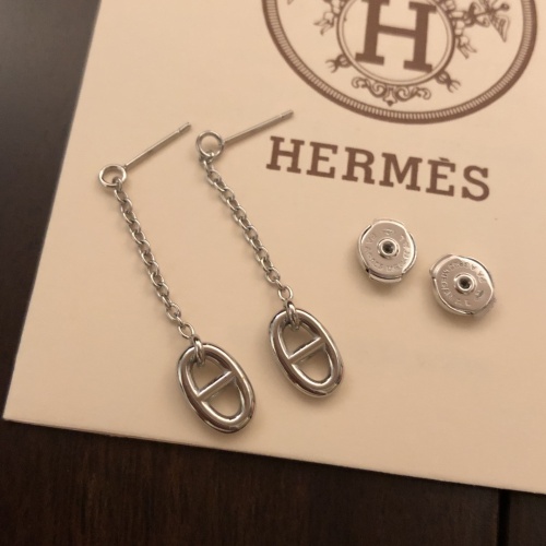 Replica Hermes Earrings For Women #1229136 $27.00 USD for Wholesale