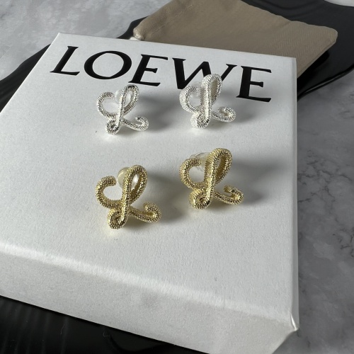 Replica LOEWE Earrings For Women #1229137 $36.00 USD for Wholesale