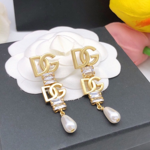 Replica Dolce & Gabbana D&G Earrings For Women #1229155 $27.00 USD for Wholesale