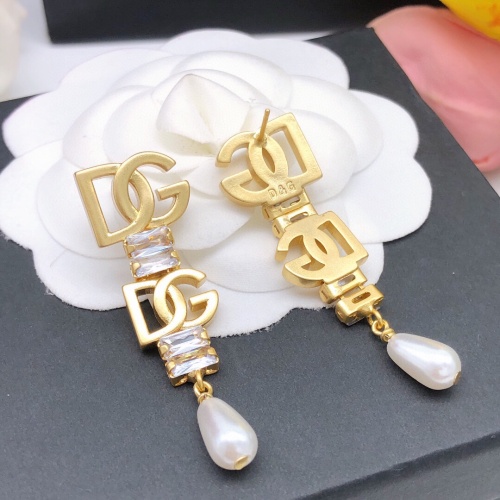 Replica Dolce & Gabbana D&G Earrings For Women #1229155 $27.00 USD for Wholesale