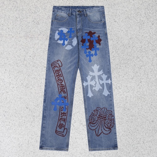 Chrome Hearts Jeans For Unisex #1229243 $60.00 USD, Wholesale Replica Chrome Hearts Jeans