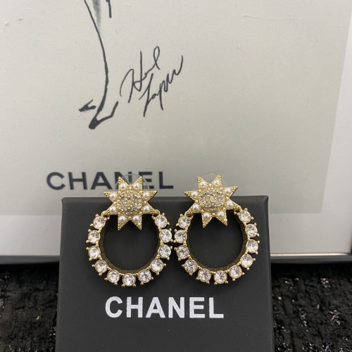 Replica Chanel Earrings For Women #1229273 $34.00 USD for Wholesale