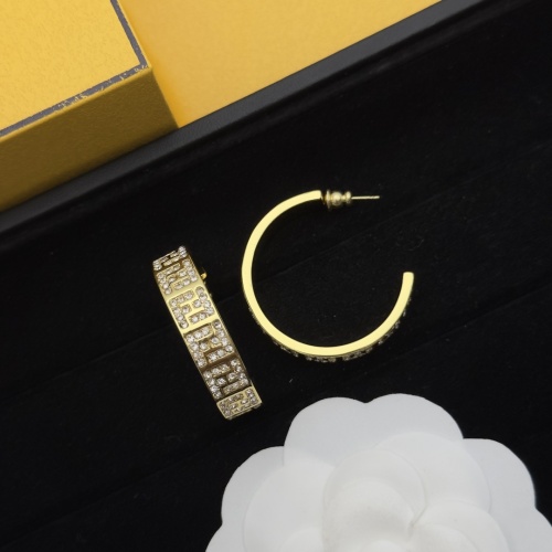 Fendi Earrings For Women #1229335 $32.00 USD, Wholesale Replica Fendi Earrings