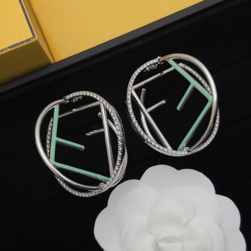 Fendi Earrings For Women #1229341 $38.00 USD, Wholesale Replica Fendi Earrings