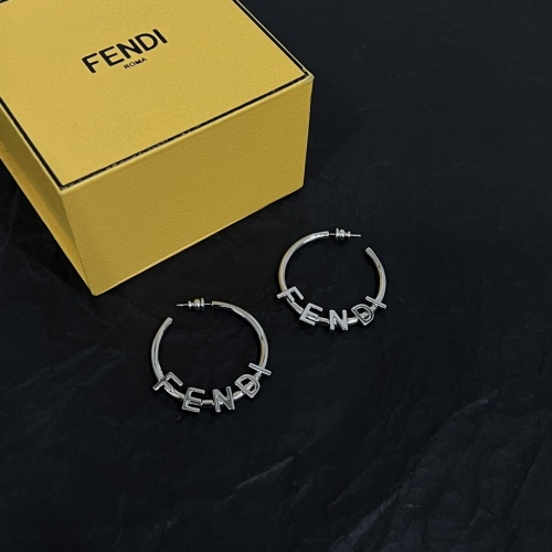 Fendi Earrings For Women #1229344 $38.00 USD, Wholesale Replica Fendi Earrings