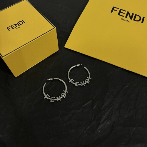 Replica Fendi Earrings For Women #1229344 $38.00 USD for Wholesale