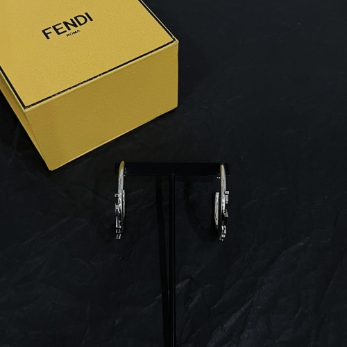 Replica Fendi Earrings For Women #1229344 $38.00 USD for Wholesale