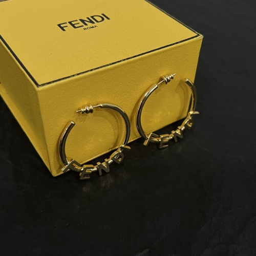 Replica Fendi Earrings For Women #1229345 $38.00 USD for Wholesale