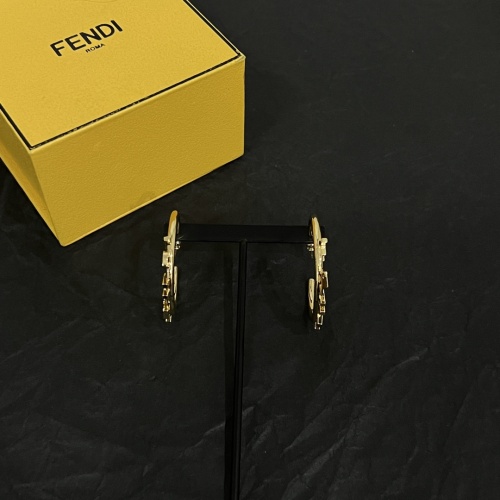 Replica Fendi Earrings For Women #1229345 $38.00 USD for Wholesale