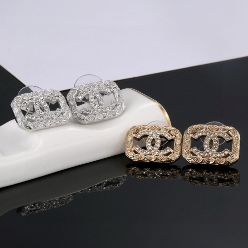 Replica Chanel Earrings For Women #1229360 $25.00 USD for Wholesale