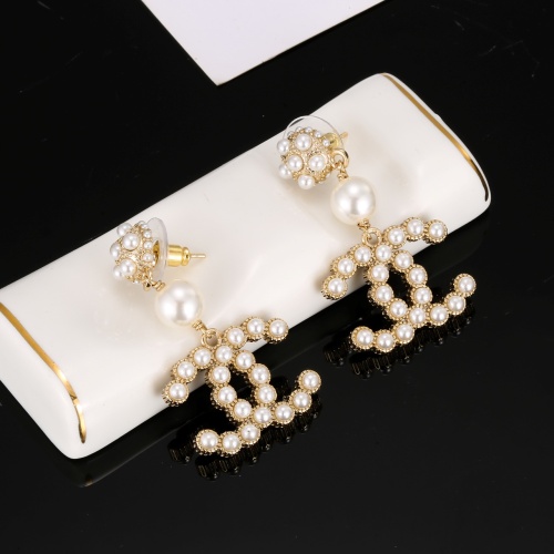 Replica Chanel Earrings For Women #1229368 $27.00 USD for Wholesale