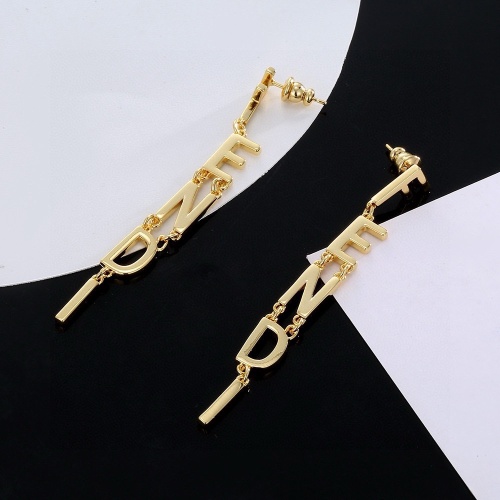 Fendi Earrings For Women #1229389 $27.00 USD, Wholesale Replica Fendi Earrings