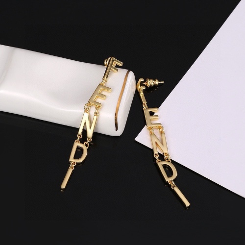 Replica Fendi Earrings For Women #1229389 $27.00 USD for Wholesale