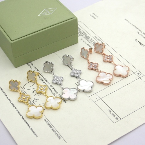 Replica Van Cleef & Arpels Earrings For Women #1229395 $38.00 USD for Wholesale