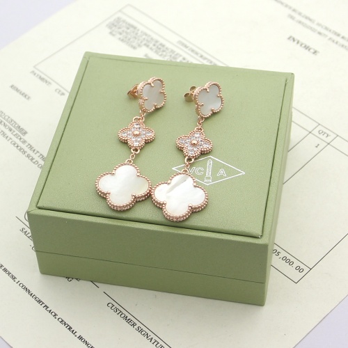 Van Cleef &amp; Arpels Earrings For Women #1229402 $38.00 USD, Wholesale Replica Van Cleef &amp; Arpels Earrings