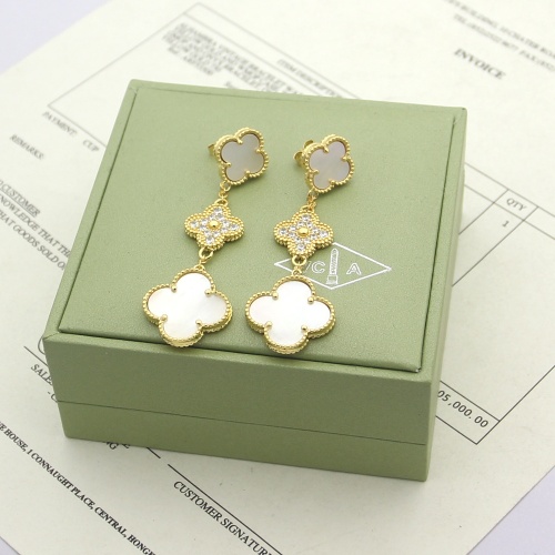 Van Cleef &amp; Arpels Earrings For Women #1229403 $38.00 USD, Wholesale Replica Van Cleef &amp; Arpels Earrings