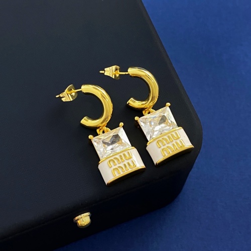 MIU MIU Earrings For Women #1229457 $29.00 USD, Wholesale Replica MIU MIU Earrings