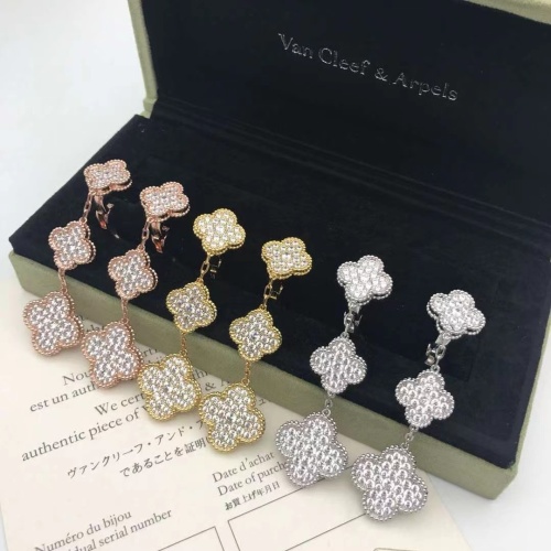 Replica Van Cleef & Arpels Earrings For Women #1229462 $38.00 USD for Wholesale