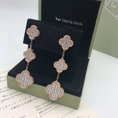 Van Cleef &amp; Arpels Earrings For Women #1229464 $38.00 USD, Wholesale Replica Van Cleef &amp; Arpels Earrings