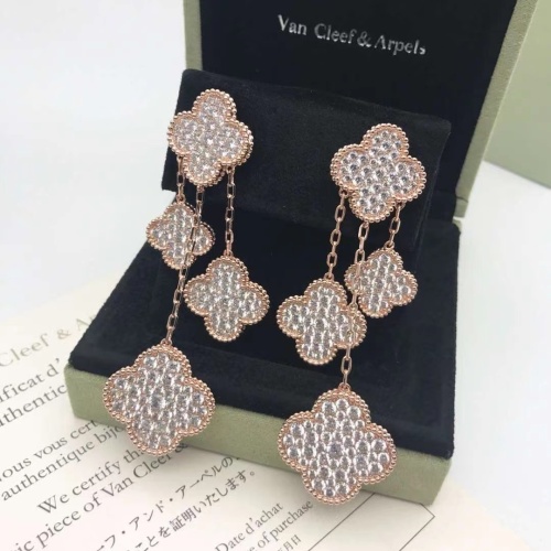 Van Cleef &amp; Arpels Earrings For Women #1229467 $39.00 USD, Wholesale Replica Van Cleef &amp; Arpels Earrings