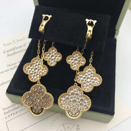 Replica Van Cleef & Arpels Earrings For Women #1229468 $39.00 USD for Wholesale