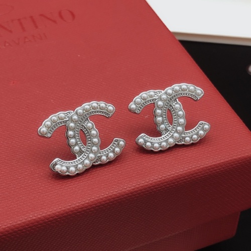 Replica Chanel Earrings For Women #1229498 $27.00 USD for Wholesale