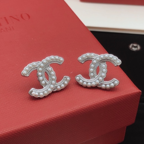 Replica Chanel Earrings For Women #1229498 $27.00 USD for Wholesale