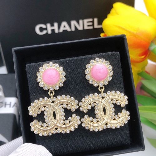 Replica Chanel Earrings For Women #1229536 $27.00 USD for Wholesale