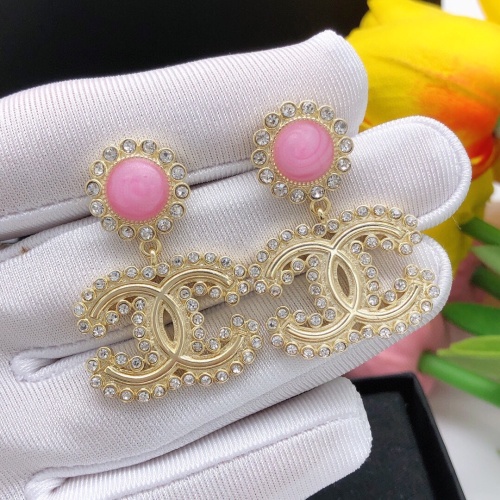 Replica Chanel Earrings For Women #1229536 $27.00 USD for Wholesale