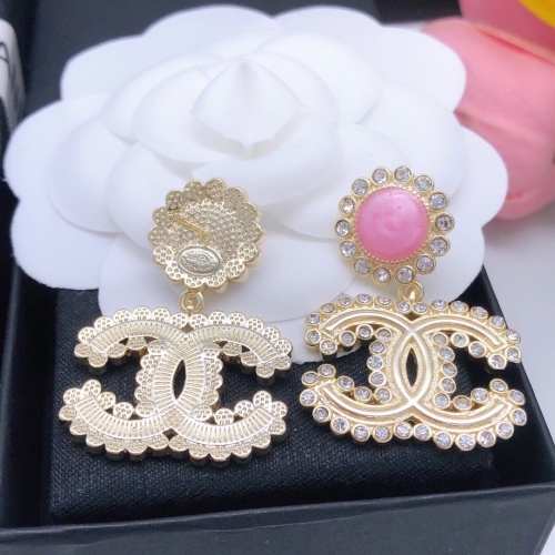 Replica Chanel Earrings For Women #1229536 $27.00 USD for Wholesale