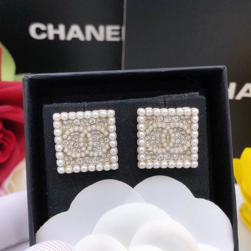 Chanel Earrings For Women #1229665 $25.00 USD, Wholesale Replica Chanel Earrings