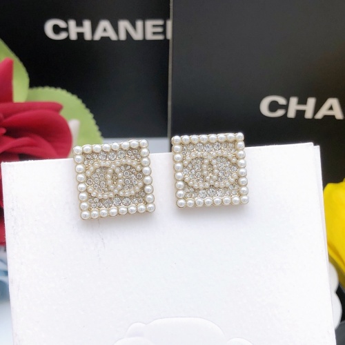 Replica Chanel Earrings For Women #1229665 $25.00 USD for Wholesale